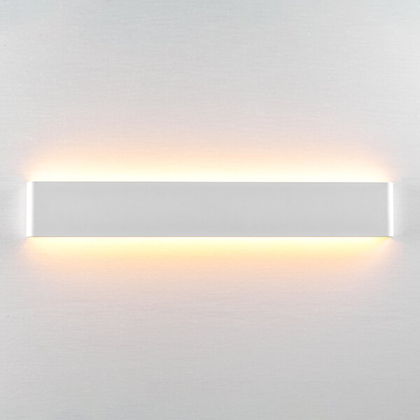 Witte wandlamp met geïntegreerde LEDs, 61 cm - Norell