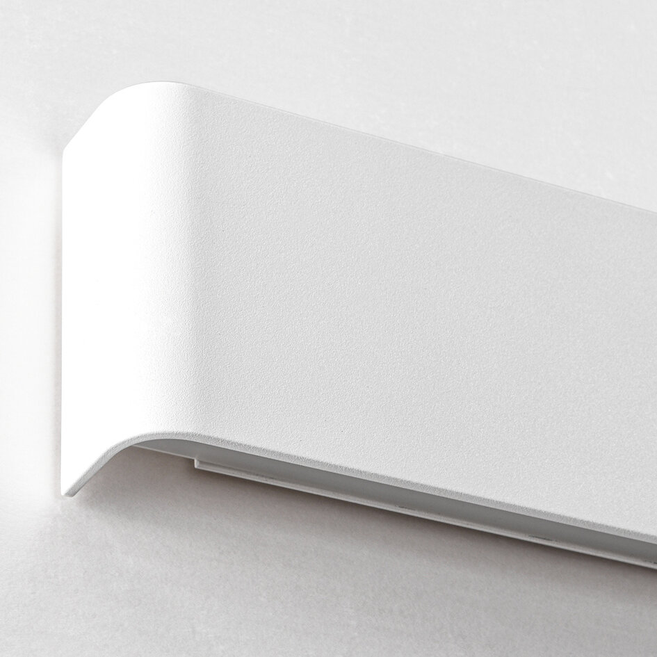 Witte wandlamp met geïntegreerde LEDs, 61 cm - Norell