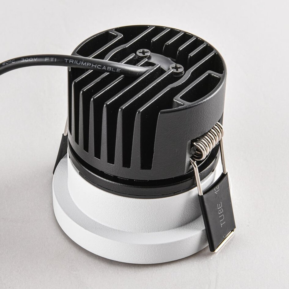 9W inbouwspot Meya met ring 1 - wit