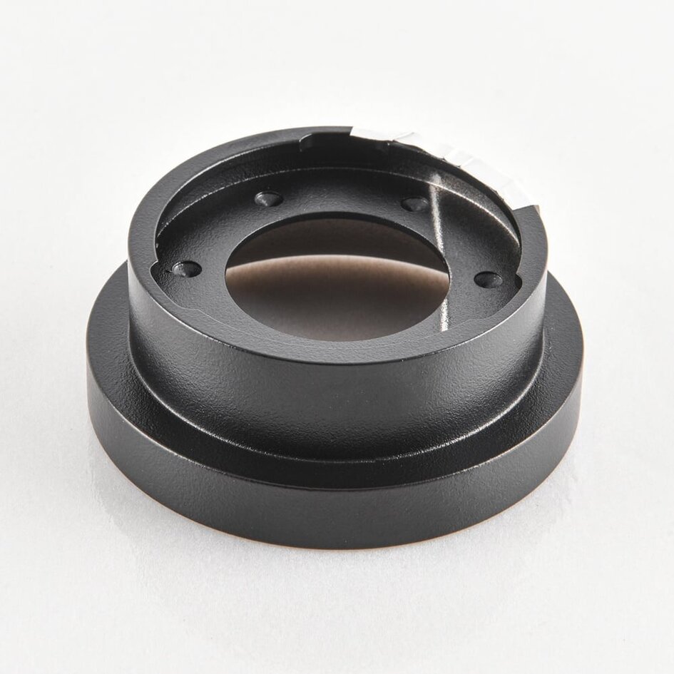 9W inbouwspot Meya met ring 1 - zwart