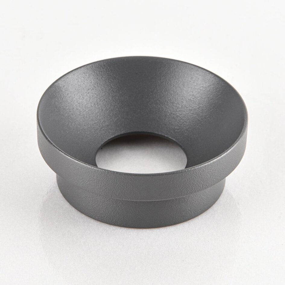 9W inbouwspot Meya met ring 1 - donkergrijs