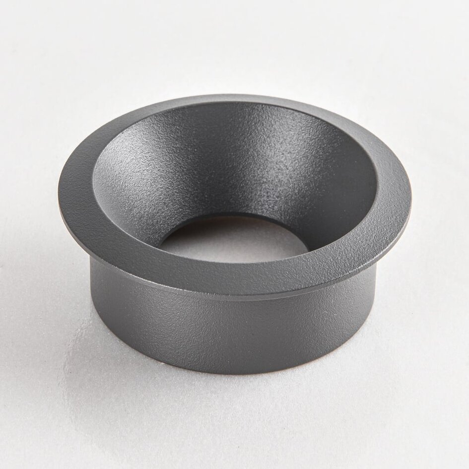 9W inbouwspot Meya met ring 3 - donkergrijs