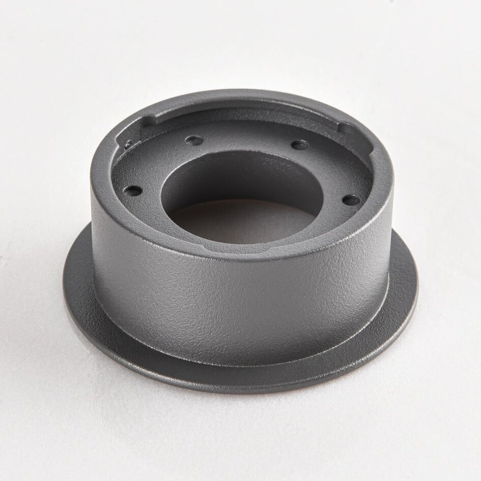 9W inbouwspot Meya met ring 2 - donkergrijs