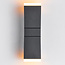 Verstelbare wandlamp Michael 2-lichts - zwart