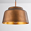 Hanglamp New York - bronskleur met goudkleurige binnenzijde