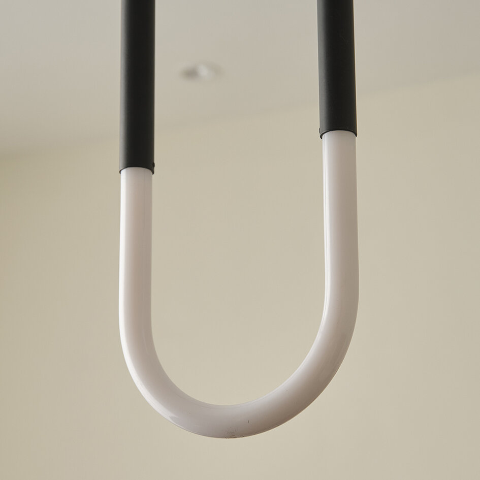 Design hanglamp Rohr - zwart