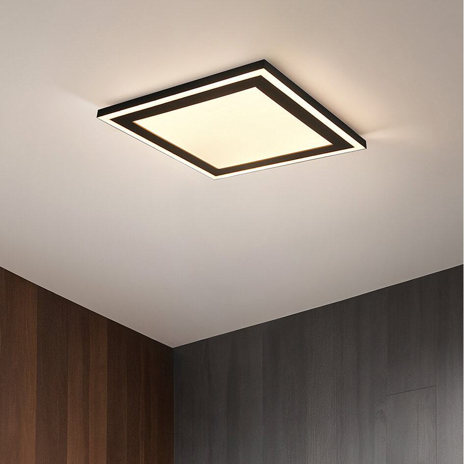 Vierkante plafondlamp 3-staps dimbaar - Noella