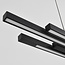Design hanglamp zwart met 3-staps dimmer - Liana