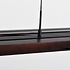 Design hanglamp zwart met donker hout met 3 staps dim - Liana