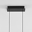 Design hanglamp zwart met donker hout met 3 staps dim - Liana