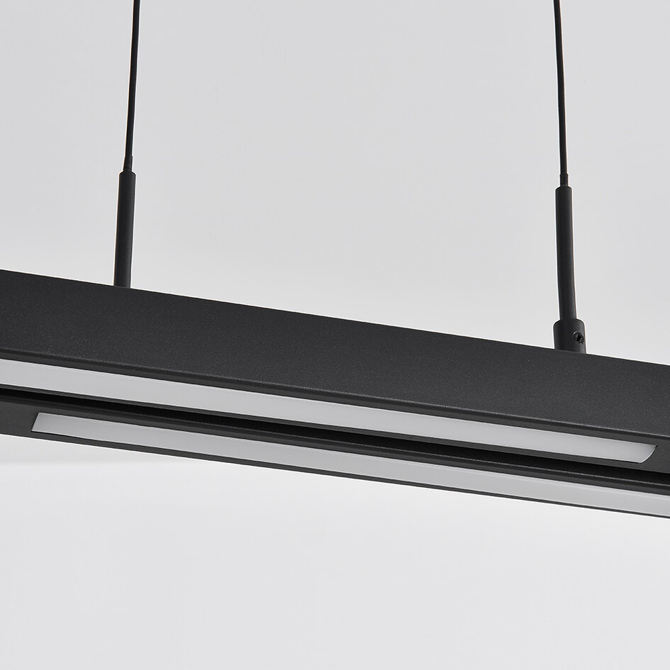 Design hanglamp Leia zwart met 3-staps dim