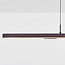 Design hanglamp Leia met 3-staps dim - zwart met donker hout