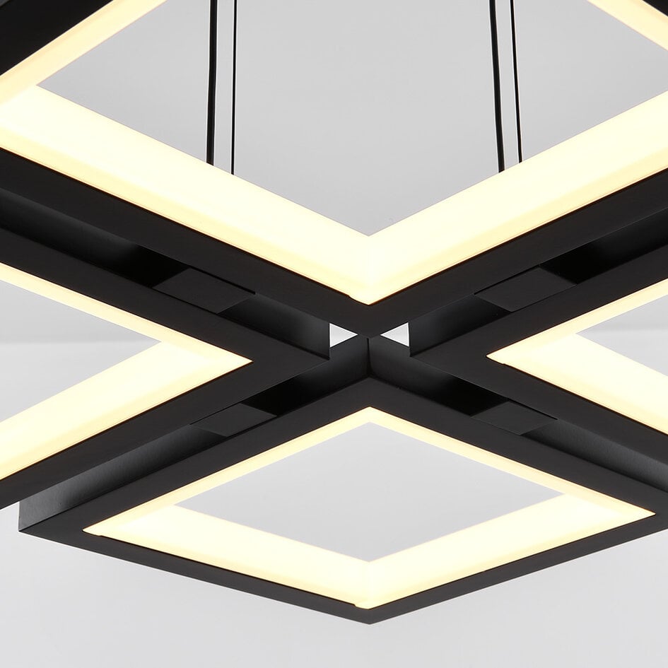 Moderne hanglamp Carre met 3-staps dimbare LEDs