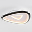 Plafondlamp Cellu met 3-staps dim in zwart chroom