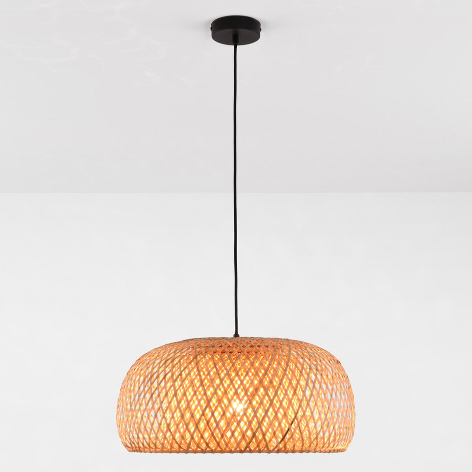 1-lichts bamboe hanglamp - Taha