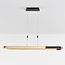Hanglamp Lilia met 3-staps dim - zwart met goud