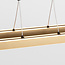 Hanglamp Lilia met 3-staps dim - zwart met goud