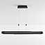 Zwarte design hanglamp Lilia met 3-staps dimbare LEDs