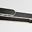 Zwarte design hanglamp Lilia met 3-staps dimbare LEDs