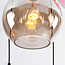 Hanglamp 4-lichts met gekleurd glas - Liya