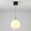 Hanglamp Signe goud met melkwit glas - 3-staps dimbaar, 2700K