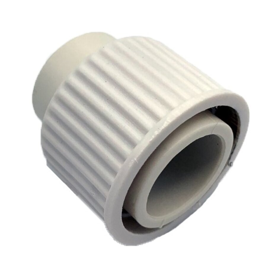 Dopje connector doorkoppelbare prikkabels - wit
