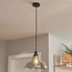 Landelijke hanglamp met smoke glas, 1-lichts - Ebbe