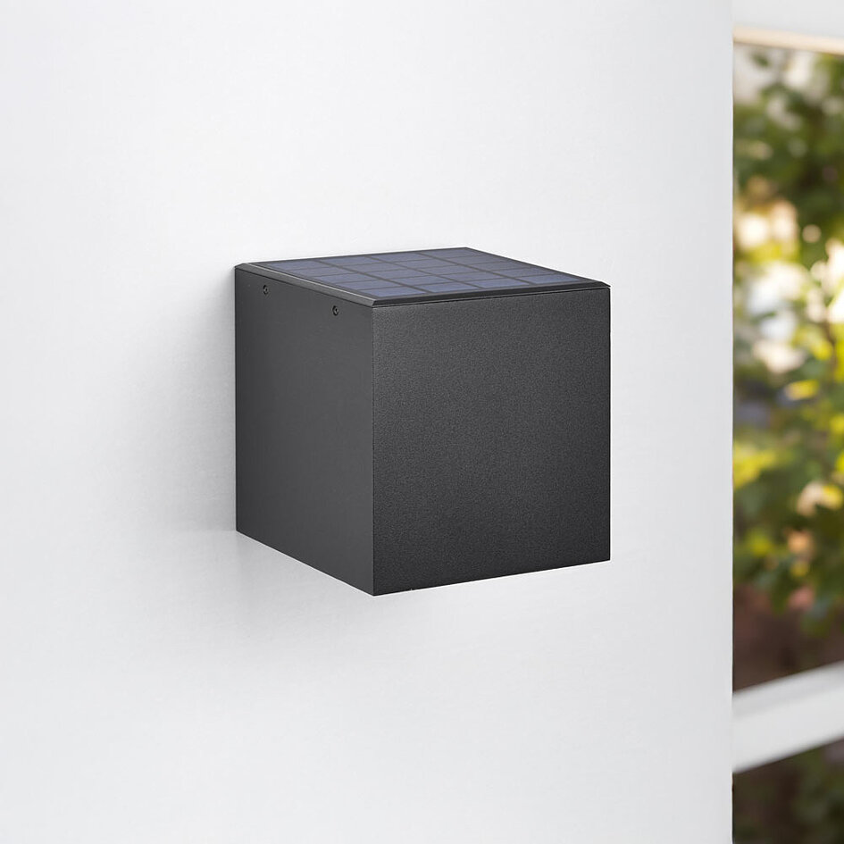 Solar buitenlamp Vikke - zwart