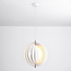 Design hanglamp in wit ijzer, 1-lichts - Luana