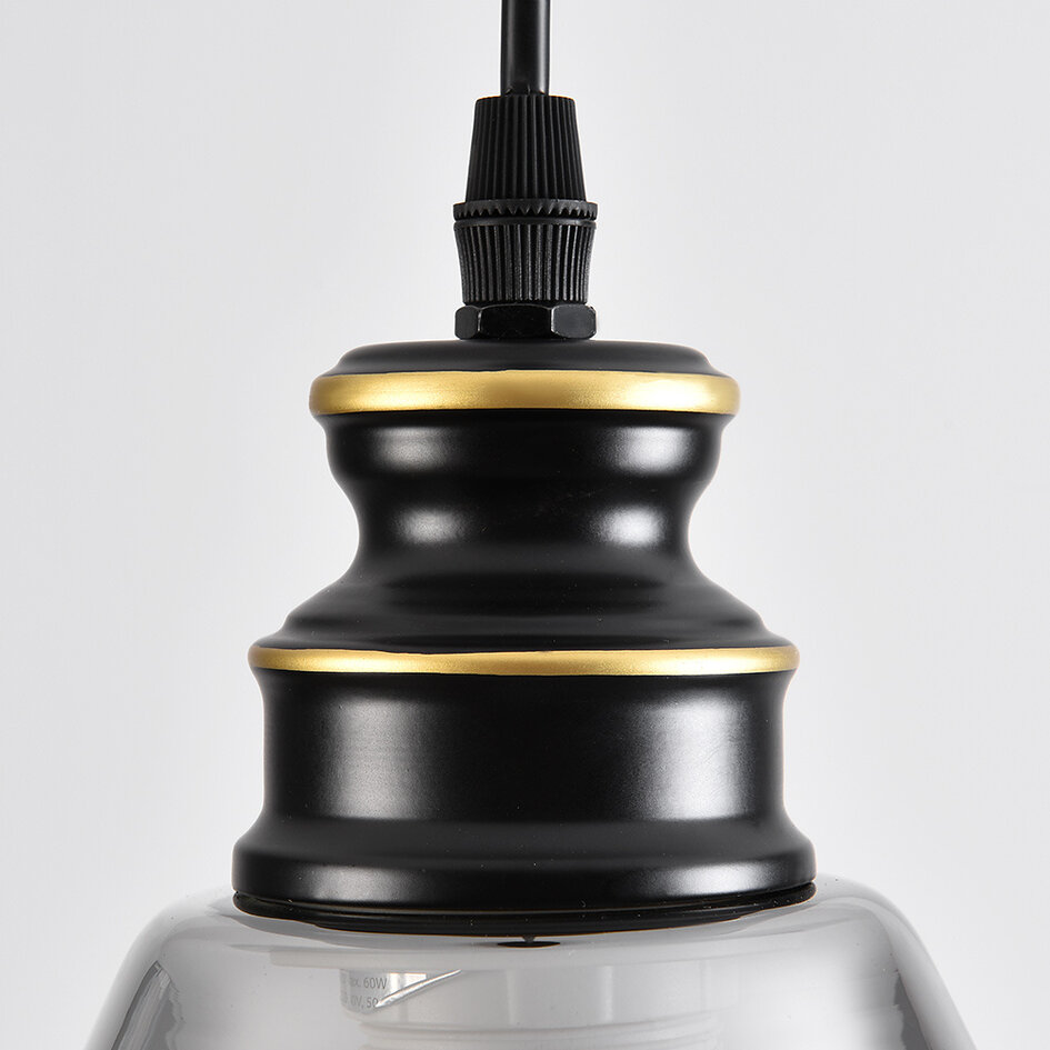 1-lichts hanglamp Sofie - langwerpig glas