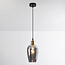 1-lichts hanglamp Verona - smoke spiegeleffect - langwerpig glas
