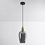 1-lichts hanglamp Verona - smoke spiegeleffect - langwerpig glas