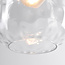 1-lichts hanglamp Verona transparant - druppel glas bolling