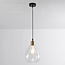 1-lichts hanglamp Verona transparant - druppel glas bolling