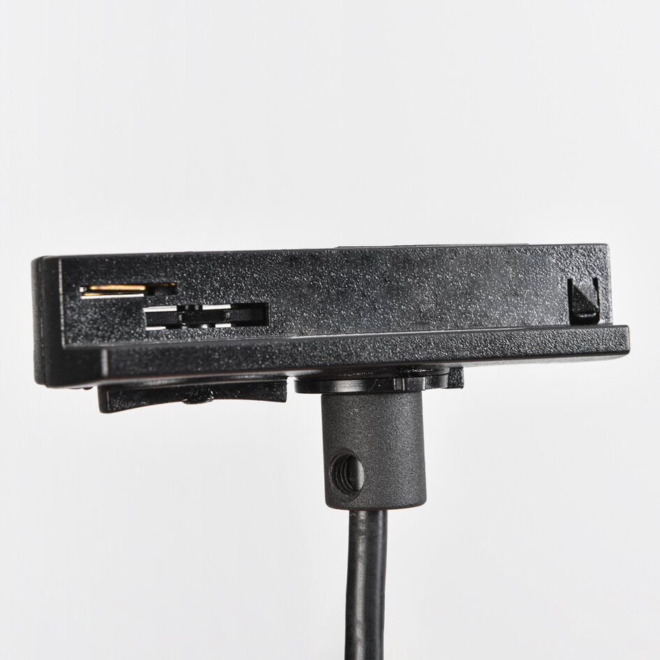 1-fase rail hanglamp met smoke glas - Nill