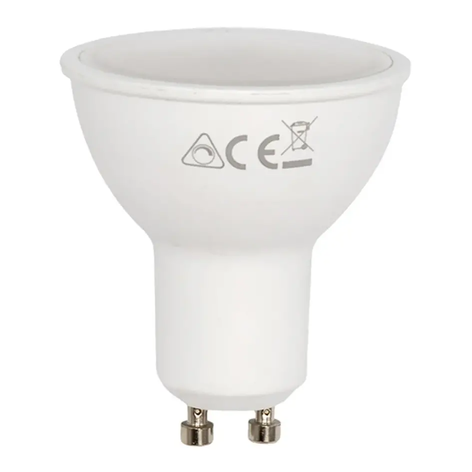 GU10 3-staps dimbare LED lamp 7W, 2200K - 100°