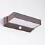 Wandlamp buiten Onyx met sensor - bruin