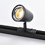 Railspot 1-fase Sev, 3-staps dimbaar - zwart met chrome