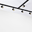 Modern 1-fase railsysteem van 3 meter met Nox spots - 3-staps dimbaar