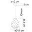 Design hanglamp glanzend zwarte decocratie – Jupiter