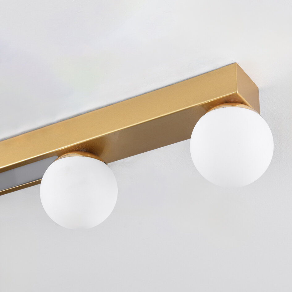 Plafondlamp Paros met geïntegreerde LEDs - goud