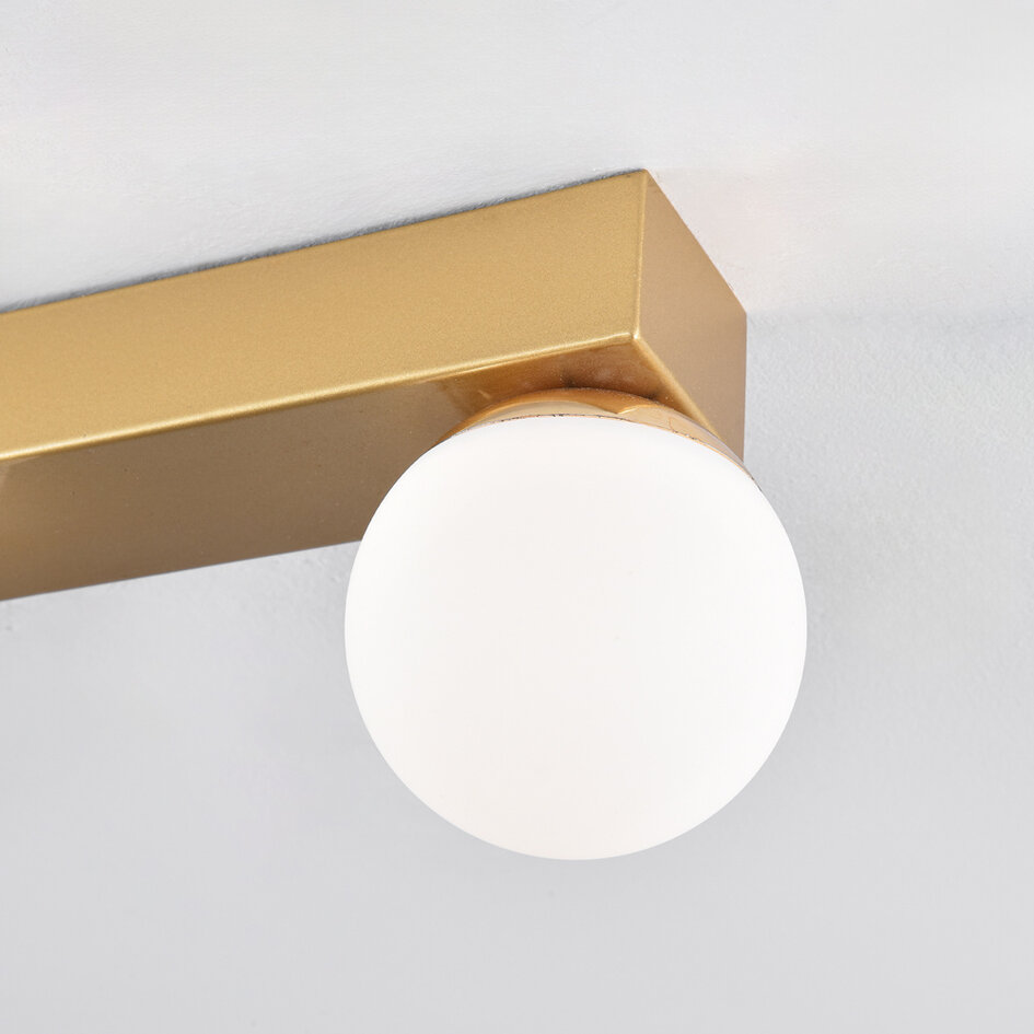 Plafondlamp Paros met geïntegreerde LEDs - goud