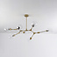 Design hanglamp  7-lichts goud met transparant glas - Melodie
