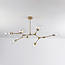 Design hanglamp  7-lichts goud met transparant glas - Melodie
