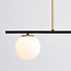 Design hanglamp Danny, 3-lichts - melkwit