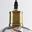 1-lichts hanglamp Lotte - smoke glas + bolling