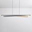 Design hanglamp Mitsu - 3-staps dimbaar - geborsteld zilver