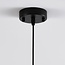 1-lichts hanglamp Verona transparant - langwerpig glas bolling