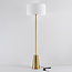 Staande lamp met stoffen lampenkap - Valya