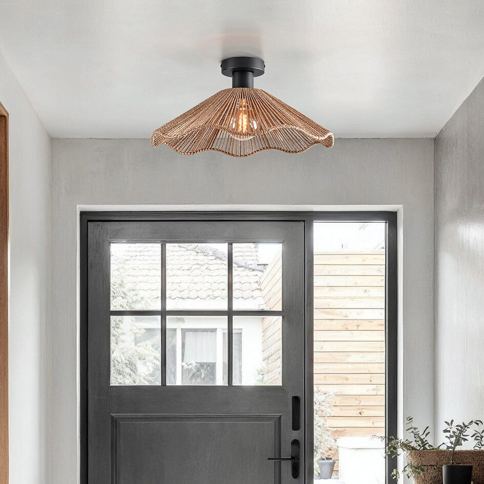 Plafondlamp van touw Ø40 cm - Carta